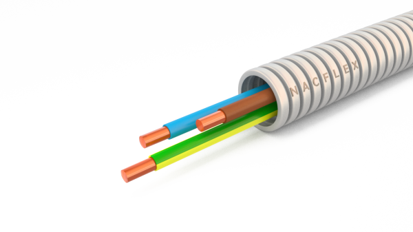 3x2.5 H07V-U  + 16mm Ø SPİRAL BORULU KABLO  (100M)
