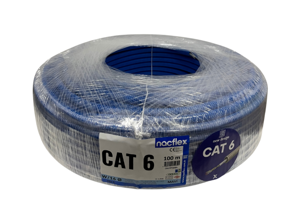 CAT6 23 AWG UTP + 16mm Ø SPİRAL BORULU KABLO (100M)