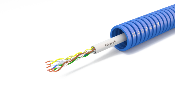 CAT6 23 AWG UTP + 16mm Ø SPİRAL BORULU KABLO (100M)