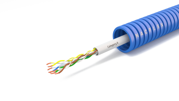 CAT6 23 AWG UTP + 16mm Ø SPİRAL BORULU KABLO (100M)