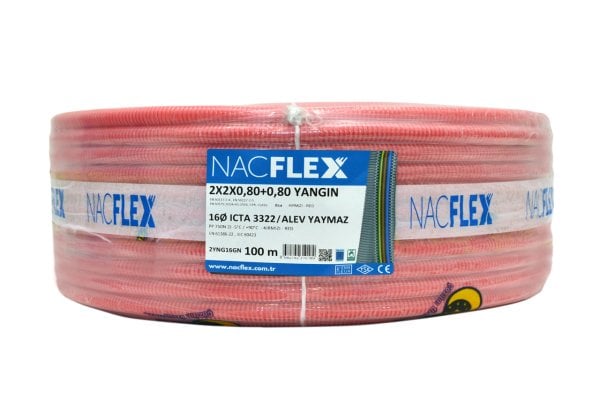 2X2X0.80+0.80 J-H(st)H + 16mm Ø SPİRAL BORULU KABLO (100M)